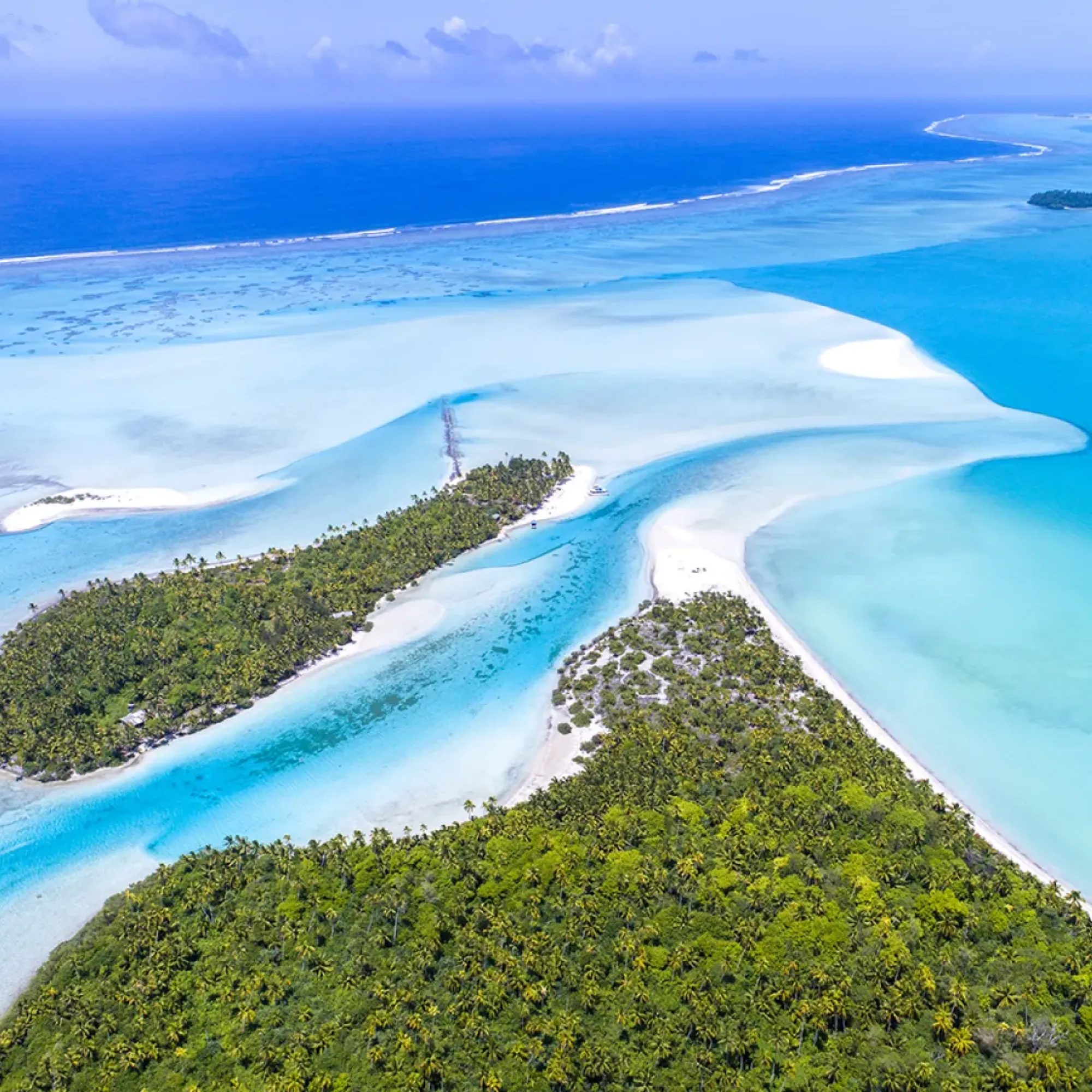 Cook Islands Tourism view of island from up top